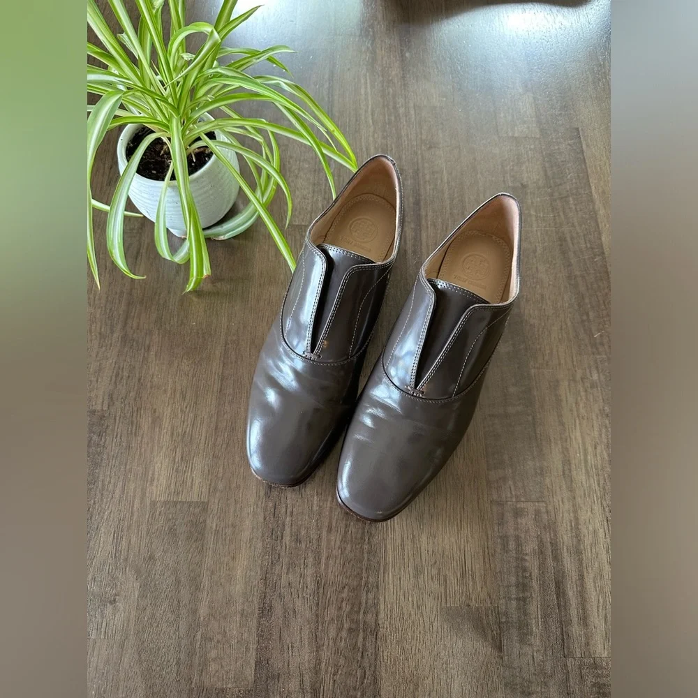 Tory Burch - Ryder Loafer - Espresso - Women Size 8.5- Pre Owned- style 32431